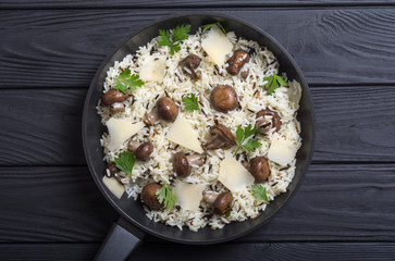 Traditional Italian risotto