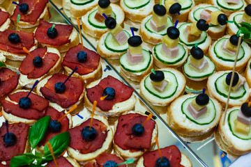 Fototapeta premium Wedding buffet table