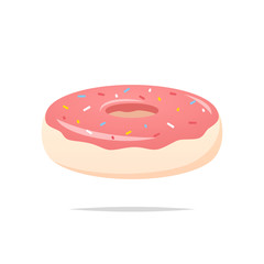 Donut vector isolated illustration