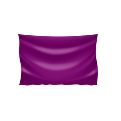 Waving the purple flag on a white background