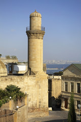 Fototapeta premium Mosque in Palace of the Shirvanshahs in Baku. Azerbaijan