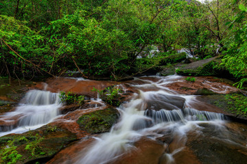 Tad-Wiman-Thip waterfall, Beautiful waterfall in Bung-Kan province, ThaiLand.