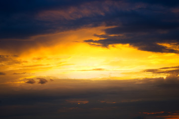 sunset sky clouds.