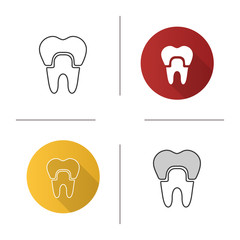 Dental crown icon