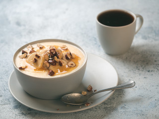 sweet corn polenta porridge