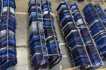 Fototapeta premium typical men's costume shop
