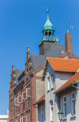 Fototapeta na wymiar Historic town hall of Borkum, Germany