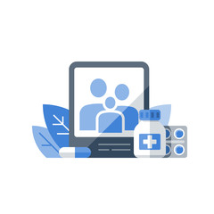 Fototapeta premium Family health care, medical services, preventive check up, insurance policy, pharmacy and medicine concept, healthy people