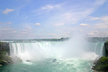Fototapeta premium The canadian stream of Niagara falls.