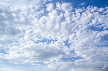 Blue sky with clouds