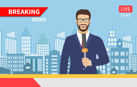 news reporter cartoon clipart images