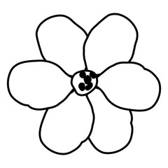 beautiful flower garden icon vector illustration design