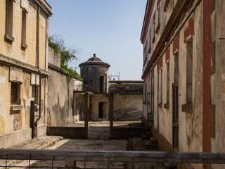 Fototapeta na wymiar Old prison of Coruna in Spain