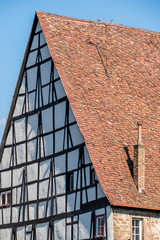 Altes dach eines Fachwerkhauses
