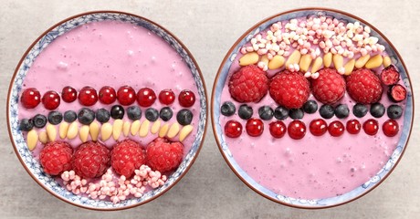 Smoothie bowls.