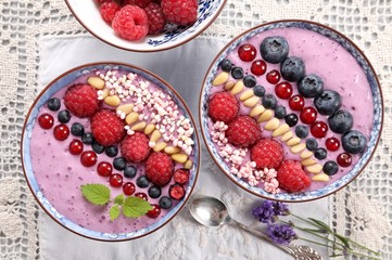 Smoothie bowls.