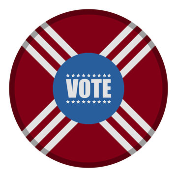 United states campaign button