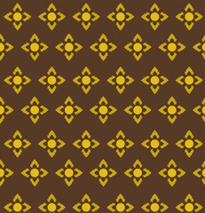 seamless pattern background Thai ancient style
