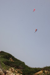Paramotor. Paragliding. Parapente