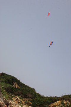 Paramotor. Paragliding. Parapente