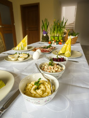 Traditional Polish Easter table