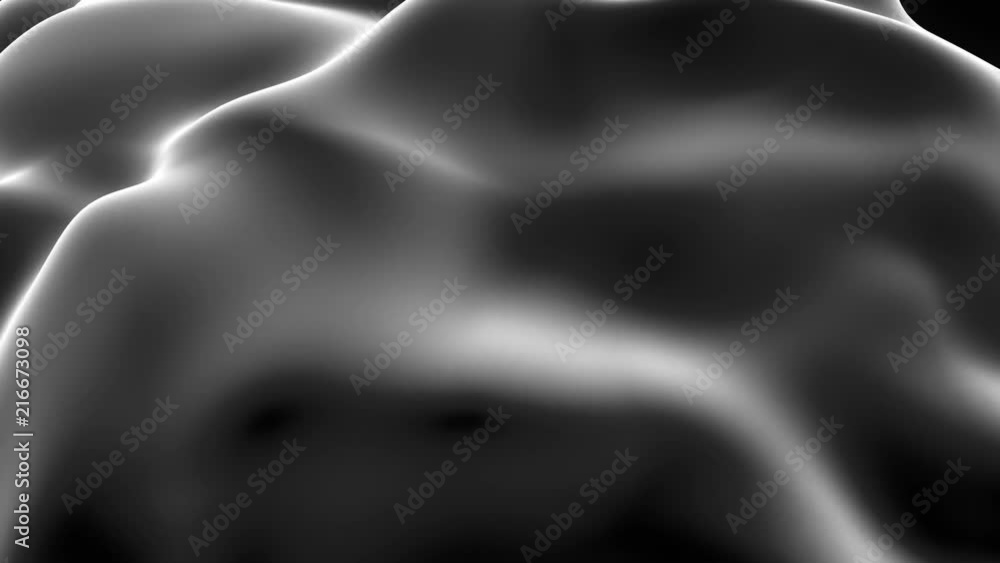 Poster black silk evolving 3d background loop