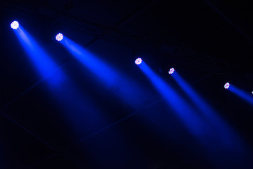 Stage lights background