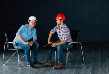 cunning plan in building business. full length photo