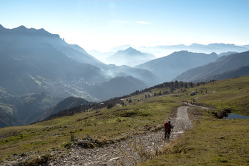 Obraz premium panorama prealpi orobiche