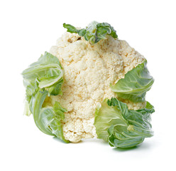 Cauliflower isolated on white background
