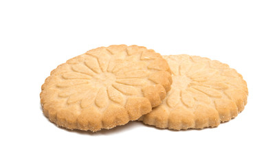 butter cookies isolated