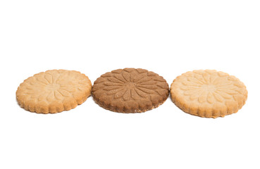 butter cookies isolated