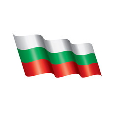Bulgaria flag, vector illustration