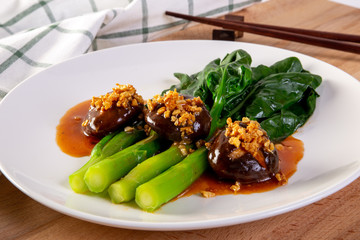Hong Kong Kale stir fried in oyster sauce