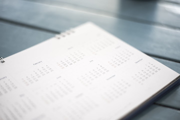 Obraz premium calendar in planning concept.