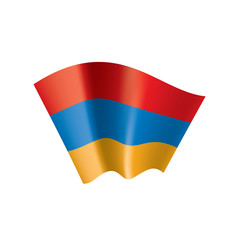 Armenia flag, vector illustration