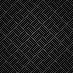 Seamless background for your designs. Modern vector dark ornament. Geometric abstract pattern
