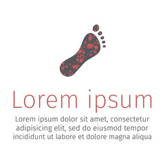 Fototapeta premium Psoriasis icon. Vector icon for web graphic.