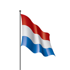 Netherlands flag, vector illustration