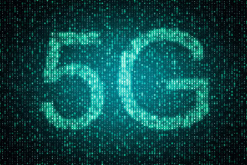 Creative 5G background