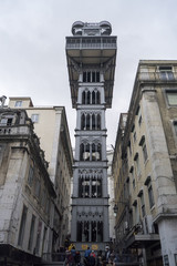 Fototapeta premium Miradouro Santa Justa en Lisboa