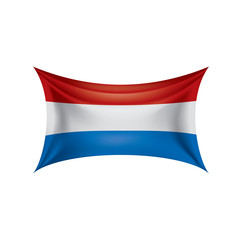 Netherlands flag, vector illustration