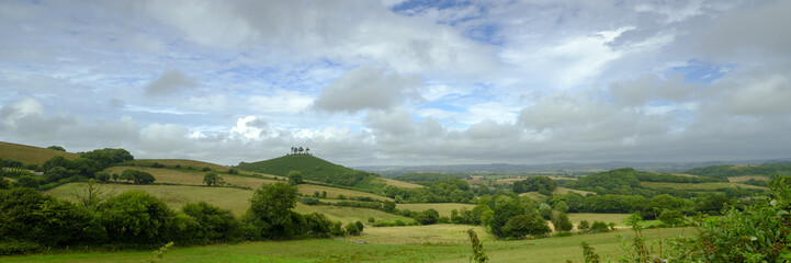 View of Cowlie's Hill near Bridport, Dorset, UK