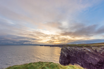 Sunrise at Kilkee Cliffs