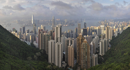HongKong, view of the city