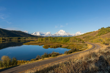 Naklejka premium Teton Early Fall Landscape
