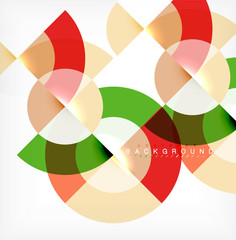 Modern circle abstract background