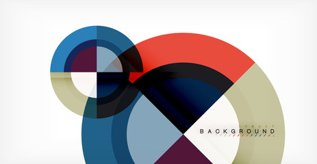 Obraz premium Vector circle abstract background