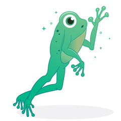frog jumping