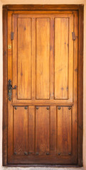 Antique wooden door